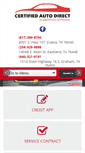 Mobile Screenshot of certifiedautodirect.com
